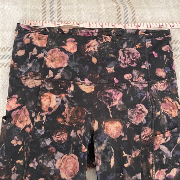 Lululemon Fast & Free Crop II *Nulux 19" Size 6 Frosted Rose Multi - Picture 7 of 10